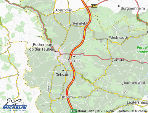 Mappa MICHELIN Neusitz - ViaMichelin