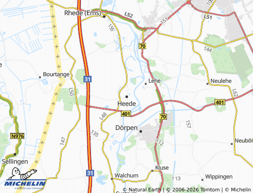 MICHELIN Heede map - ViaMichelin