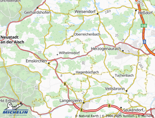 MICHELIN Grieshof map - ViaMichelin