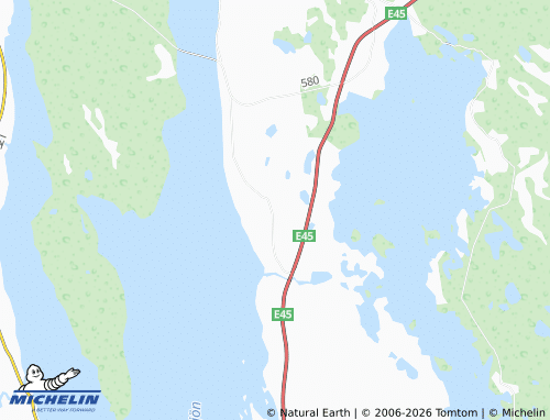 MICHELIN Vinälven map - ViaMichelin