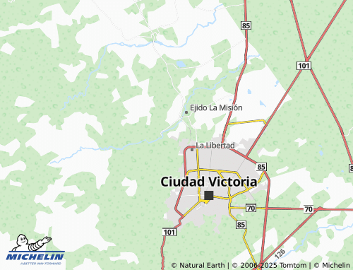 MICHELIN Barrio Cañón de La Peregrina Sector B map - ViaMichelin