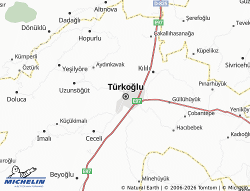 Mappa MICHELIN Gaziler - ViaMichelin