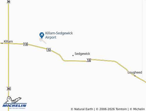 MICHELIN-Landkarte Sedgewick - ViaMichelin