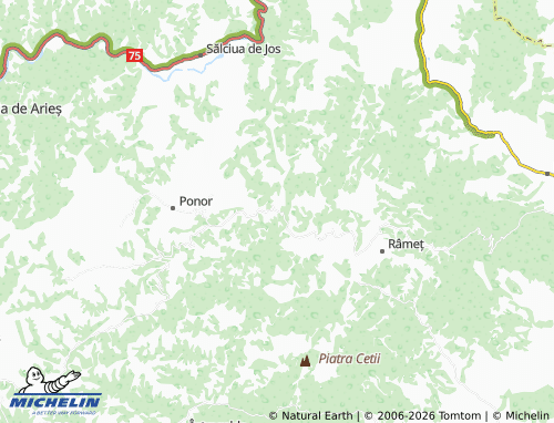 Mapa MICHELIN Brădești - ViaMichelin