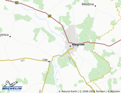 MICHELIN Krypy map - ViaMichelin