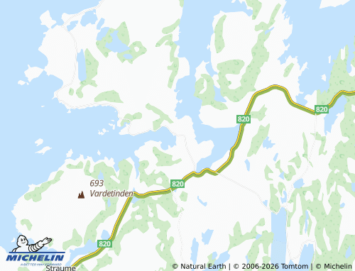 MICHELIN-Landkarte Eidet - ViaMichelin
