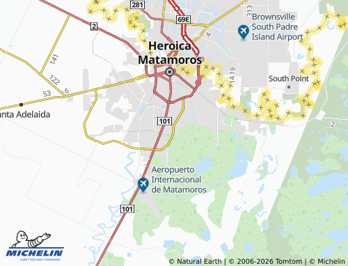 Mappa MICHELIN Electricistas Sur - ViaMichelin
