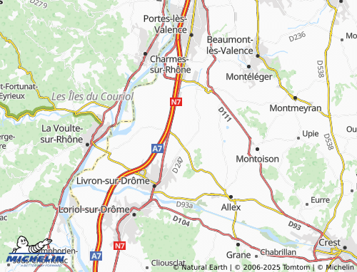 Carte MICHELIN Saint-Genys - ViaMichelin