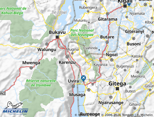 MICHELIN-Landkarte Murwi - ViaMichelin