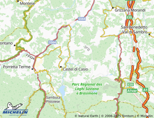 MICHELIN Carpineta map - ViaMichelin