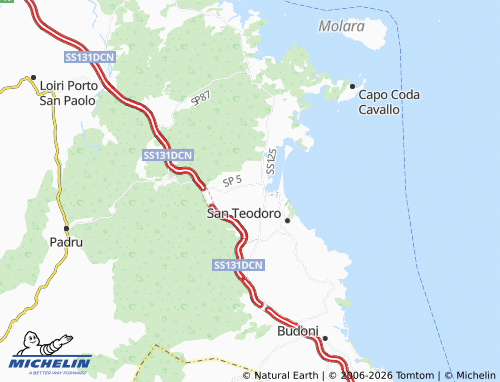 Mapa MICHELIN Li Mori - ViaMichelin