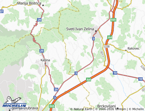 MICHELIN-Landkarte Kožići - ViaMichelin