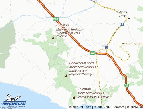 Carte MICHELIN Palaia Krovyli - ViaMichelin