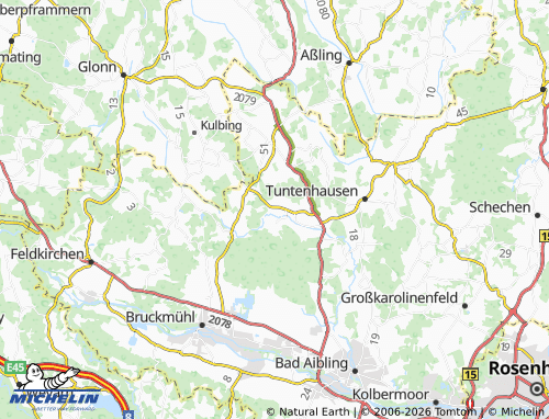 Mapa MICHELIN Schwaig - ViaMichelin