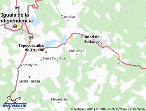 MICHELIN-Landkarte Tlapalche - ViaMichelin