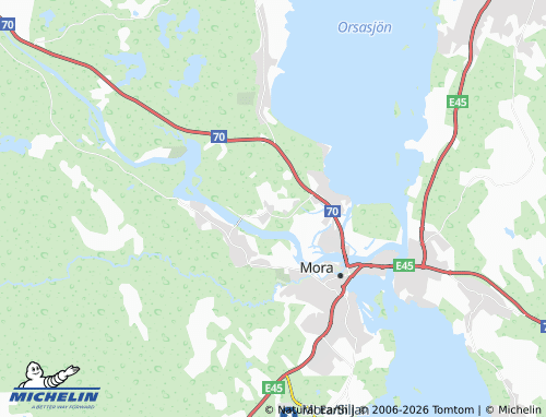 Mappa MICHELIN Östnor - ViaMichelin