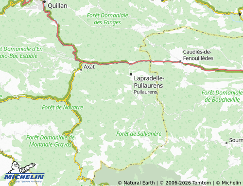 MICHELIN Le Caunil map - ViaMichelin