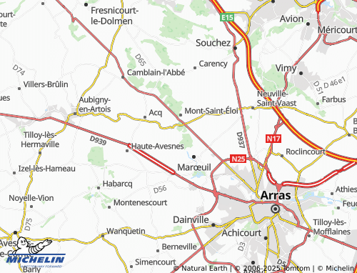 Mapa MICHELIN Bray - ViaMichelin