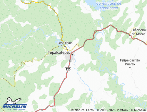 MICHELIN Cantarranas map - ViaMichelin