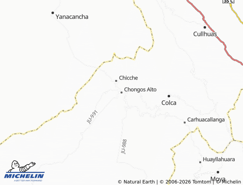 Mappa MICHELIN Chongos Alto - ViaMichelin