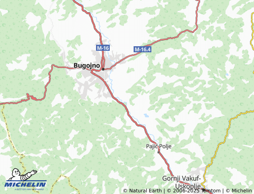 MICHELIN Kandija map - ViaMichelin