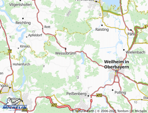 MICHELIN Schönwag map - ViaMichelin