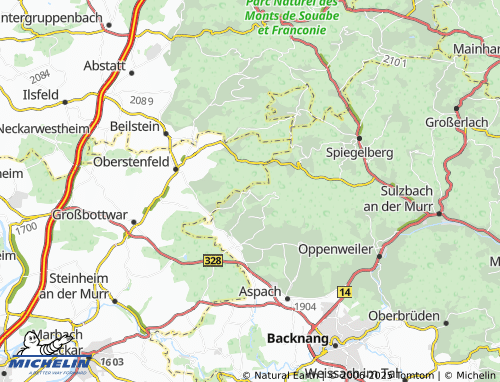 Mapa MICHELIN Altersberg - ViaMichelin