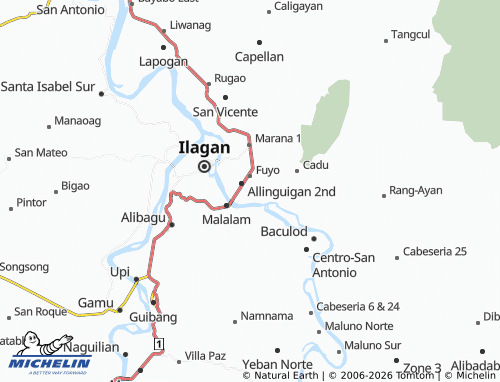 Mappa MICHELIN Allinguigan 3rd - ViaMichelin
