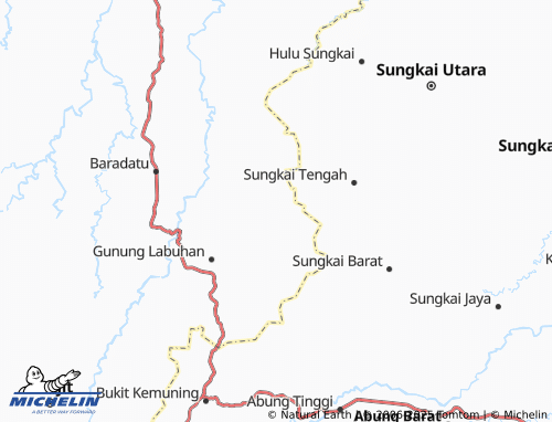 MICHELIN-Landkarte Bengkulu Tengah - ViaMichelin