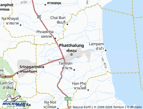 Carte MICHELIN Phatthalung - ViaMichelin