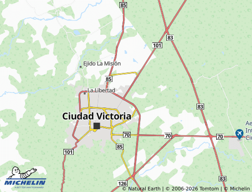 Mappa MICHELIN Ejido Guadalupe - ViaMichelin