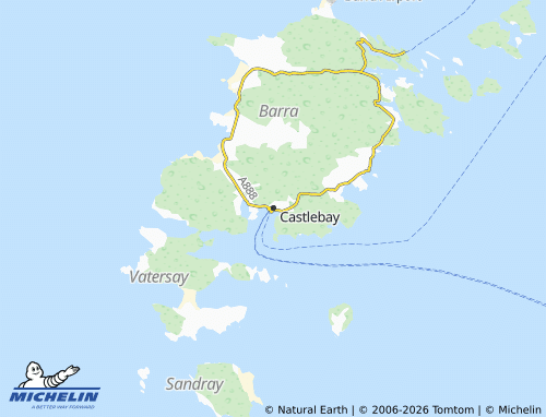 Carte MICHELIN Castlebay - ViaMichelin