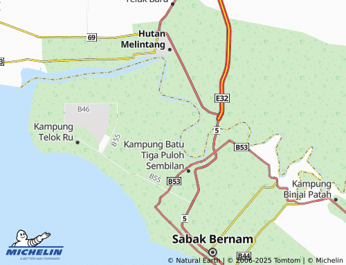 MICHELIN Kampung Baharu map - ViaMichelin