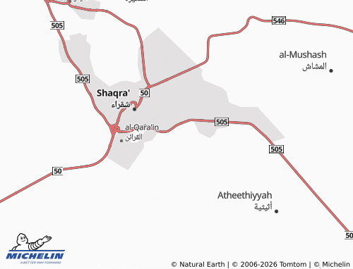 MICHELIN-Landkarte al-Yasameen - ViaMichelin