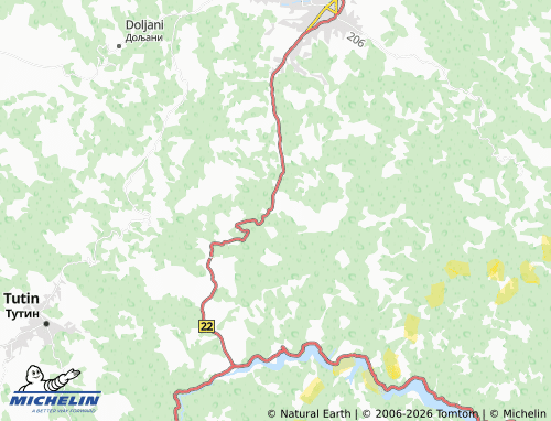 Mapa MICHELIN Žunjeviće - ViaMichelin