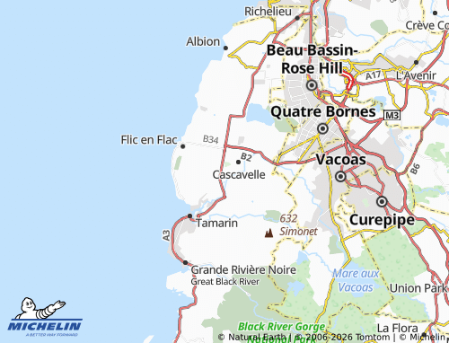 MICHELIN Casela map - ViaMichelin