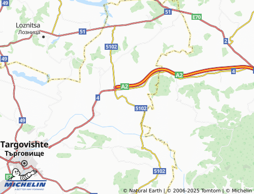MICHELIN Buhovtsi map - ViaMichelin