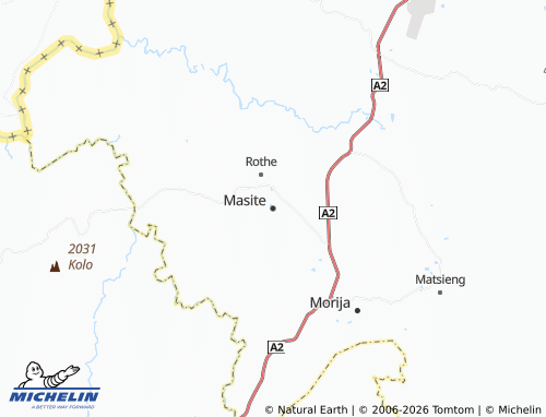 MICHELIN-Landkarte Masite - ViaMichelin