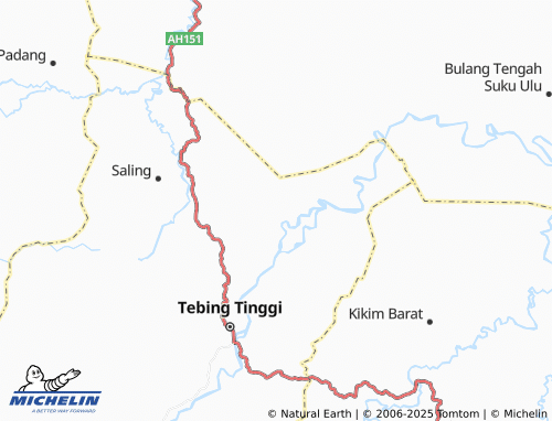 MICHELIN Baturaja Baru map - ViaMichelin