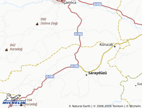 Mappa MICHELIN Yenice - ViaMichelin