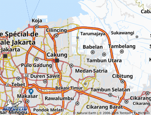 MICHELIN-Landkarte Pejuang - ViaMichelin