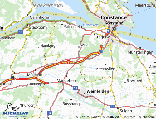 Mapa MICHELIN Engwilen - ViaMichelin