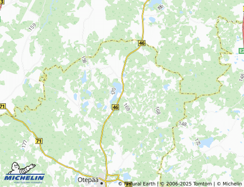 MICHELIN Nõuni map - ViaMichelin
