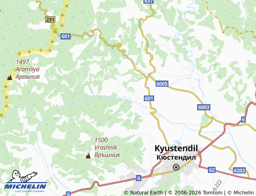 Mappa MICHELIN Mazarachevo - ViaMichelin