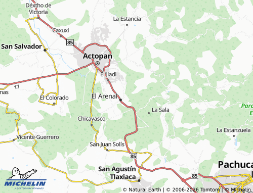 MICHELIN Capilla map - ViaMichelin