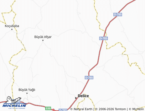 MICHELIN Doğanören map - ViaMichelin