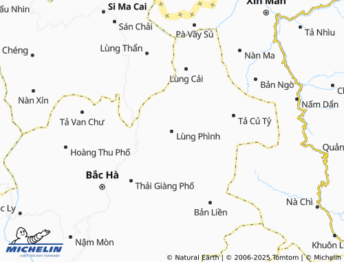 MICHELIN-Landkarte Lùng Phình - ViaMichelin