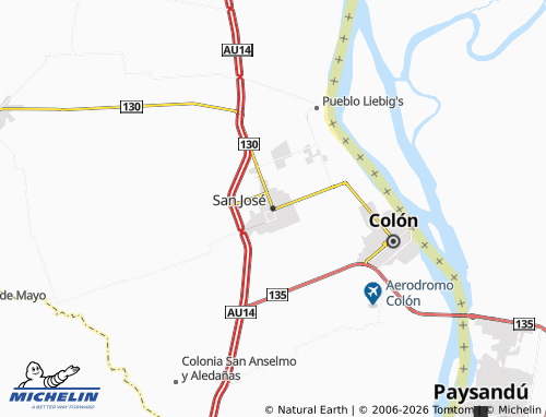 Mappa MICHELIN San José - ViaMichelin