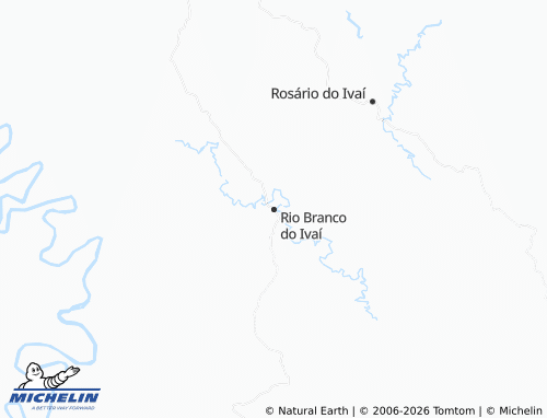 Mapa MICHELIN Rio Branco do Ivaí - ViaMichelin