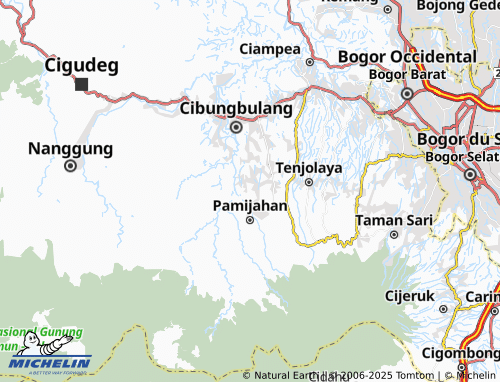 Carte MICHELIN Situ Udik - ViaMichelin
